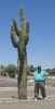 Paul and saguaro cactus