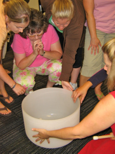 Nancy King's singing bowl